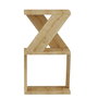 Hanah Home Albeni Sapphire Oak Mesa Lateral Roble Zafiro 30x50x30 cm Tablero Melamina 18mm